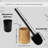 Evideco Bamboo Toilet Brush And Holder