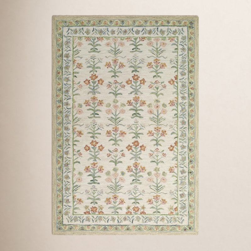 Tapis fait à la main Manor, Rectangulaire 2 pi x 3 pi