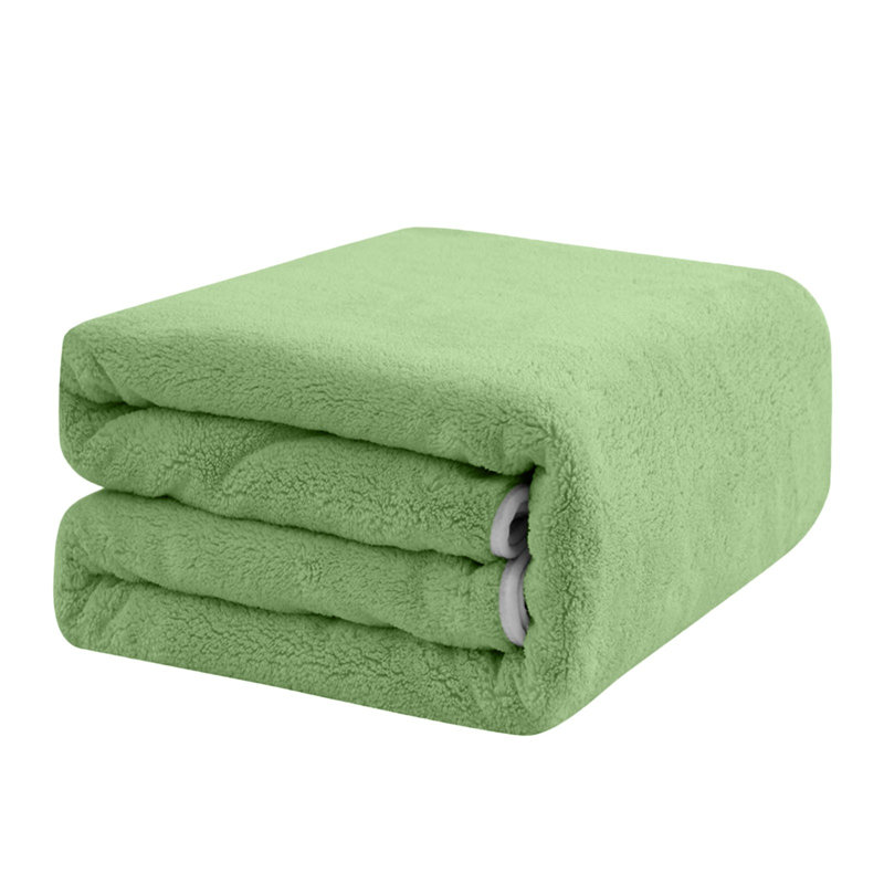 Serviette de bain kindieu super douce Little Babi, Green