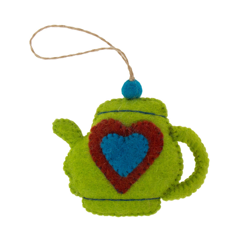 Figurine décorative à suspendre, Vert Acocado