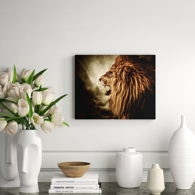Epic Lion Profile Print