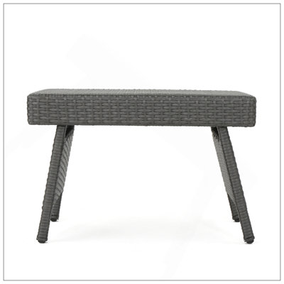 SALEM PE WICKER SNACK TABLE