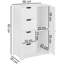 Ellaline 56Cm X 83Cm Free Standing Cabinet