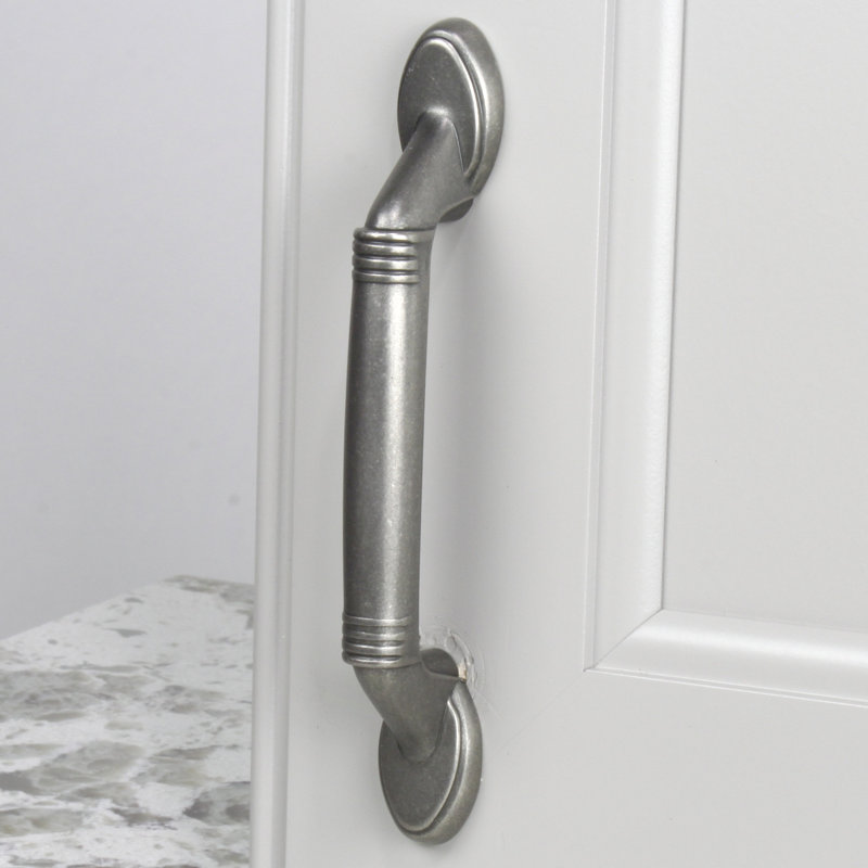 Aztec 3" Center to Center Arch Pull, Antique Pewter