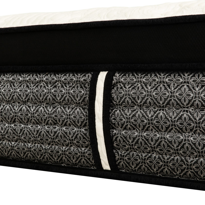 Matelas à ressorts ensachés pleine grandeur - Le plateau supérieur Euro ajoute de la douceur et du confort supplémentaires La mousse viscoélastique de 16 po améliore la qualité du sommeil et le soutien