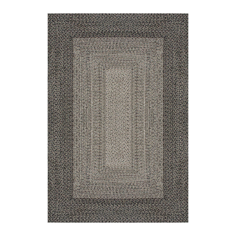 Reneen Small Handwoven Rectangular Indoor/Outdoor Rug in Slate, Rectangle 305 x 244cm