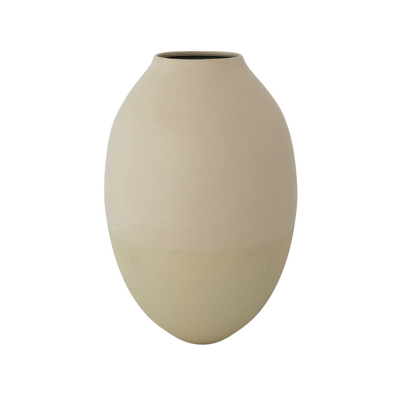 Vase en métal émaillé