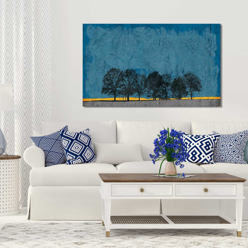 " Midnight View " by Ynon Mabat, 24" H x 40" W x 1.5" D, Wrapped Canvas