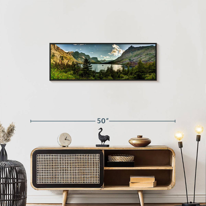 Montana, Montana, 37 po x 13 po, Cadre flottant noir