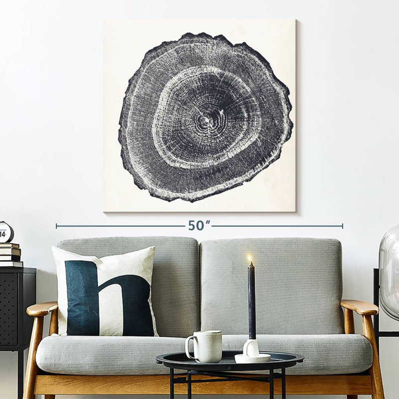Harnek Tree Ring I, 33" H x 33" W