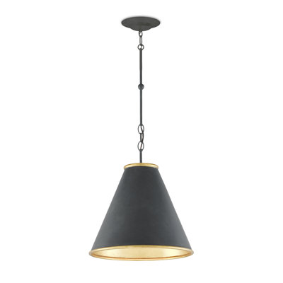Luminaire suspendu conique 1 lumière