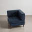Fauteuil capitonné modulaire en velours côtelé-231553970