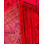 Tapis rose noué à la main de conception unique Chimel