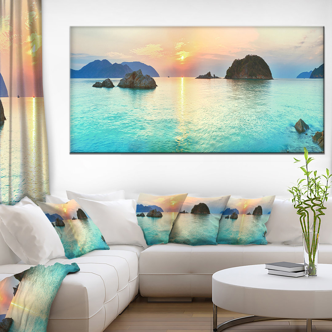 Sunrise Panorama - Photography Print East Urban Home 