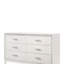 Commode à finition blanche Haiden, commode pour salle à manger, salon, chambre à coucher, couloir de cuisine (commode)