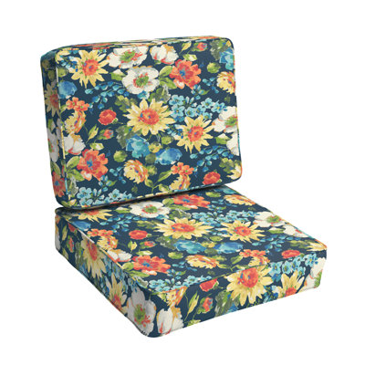 Reagle 2 Piece Indoor/Outdoor Dining Chair Cushion by Charlton Home
