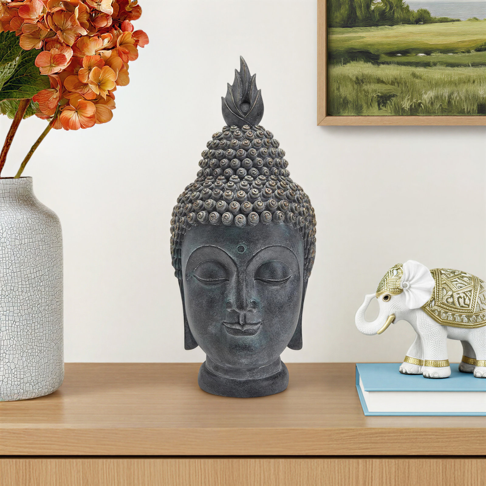 Buddha Head Statue