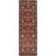 Tapis oriental en laine bourgogne et noir touffeté à la main Graziani-19600844