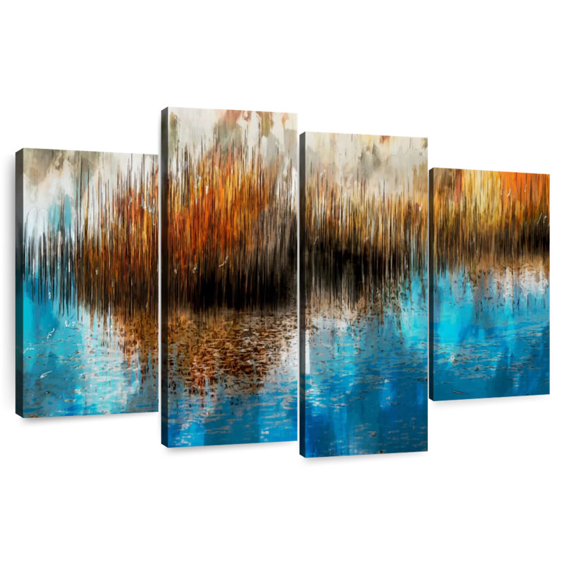 Avery Swamp Dynamic Abstract, 27" H x 43" W