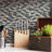 Tessera Subway Stonehenge 10-3/4" x 11-3/4" Glass Mosaic Wall Tile