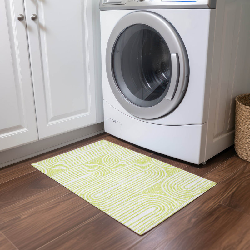 Tapis intérieur / extérieur Kinslee, Rectangle 1 pi 8 po x 2 pi 6 po