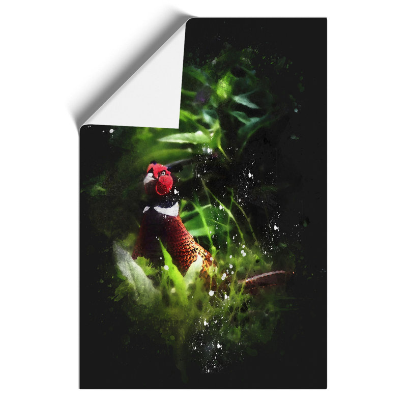 Pheasant Bird Vol.1 - Unframed Painting, 59cm H x 42cm W x 0.1cm D