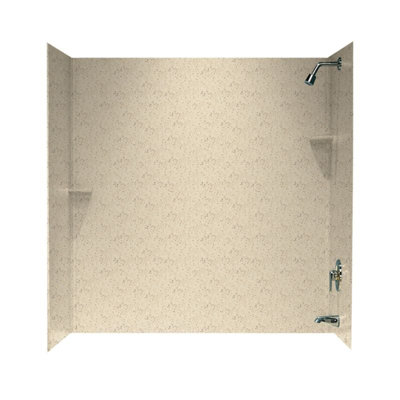 60'' W 30'' D 60'' H Alcove Solid Surface Wall