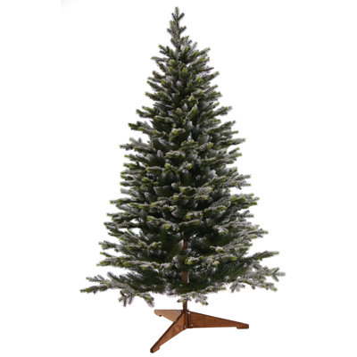 LUGANO Frosted Snow PE/PVC wood stand