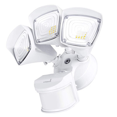 37.5-Watt LED Dusk to Dawn Outdoor Security Flood Light with Motion Sensor