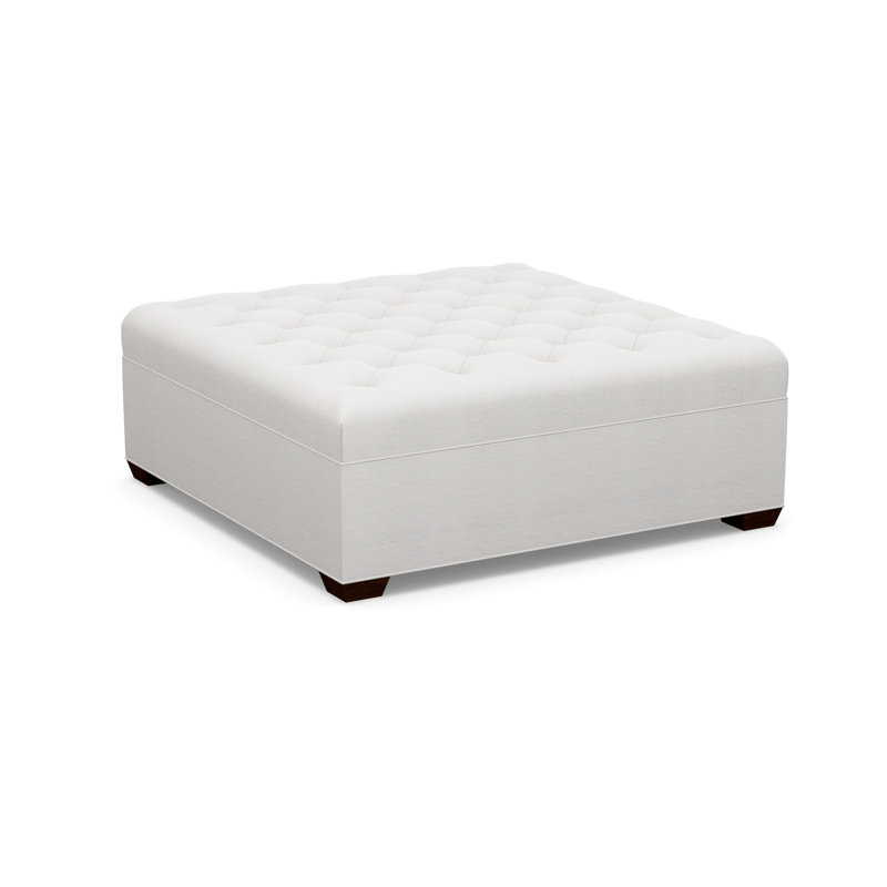 Square Ottoman, Walnut, 3906-74