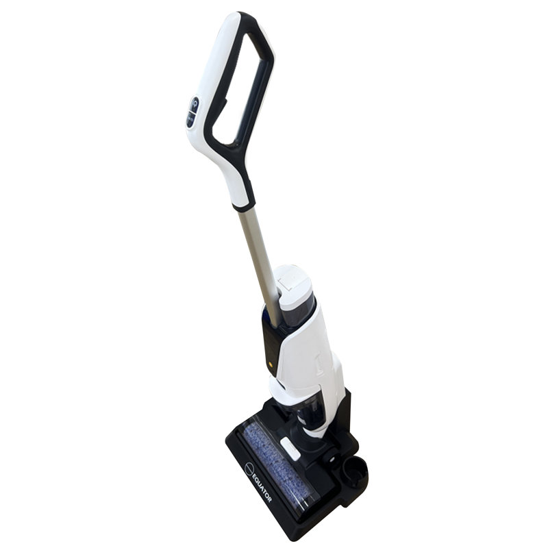 Aspirateur 3 en 1, balai, vadrouille pour plancher + tapis Equator Smart, autonettoyant, invite vocale, 8 lb, Blanc
