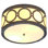 Destin 2 - Light 14'' Shaded Drum LED Flush Mount