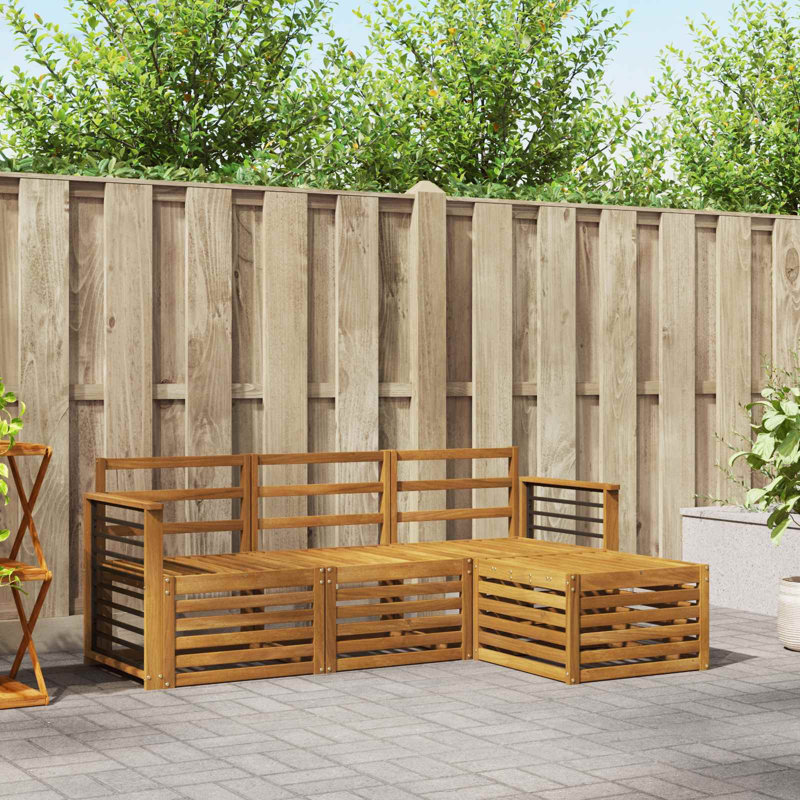189.5cm Wide Patio Sectional Set