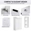 Meuble-lavabo simple autoportant de 23 po avec plateau en céramique-924169452
