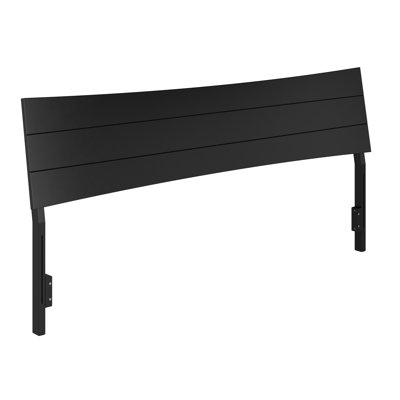 Phoenix King Wood Panel Headboard, Black