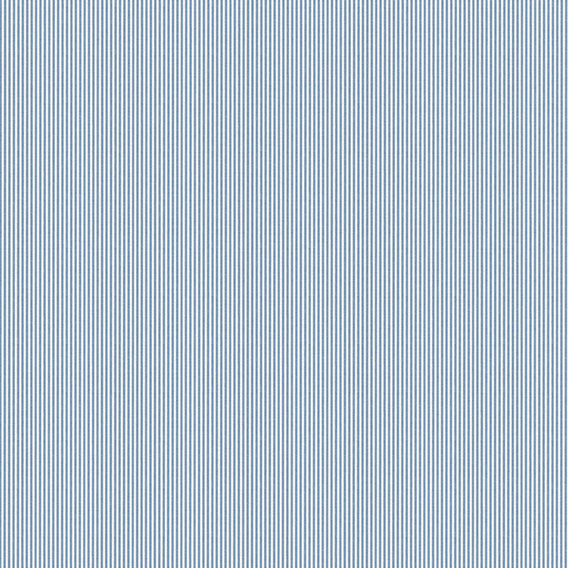 Allis Upholstered Wingback Bed, King, Prep Stripe Blue
