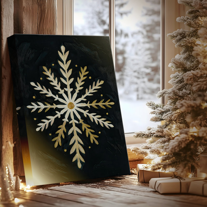Eve of Quiet Yule - Toile tendue avec châssis de qualité supérieure, H 36 po x l 24 po