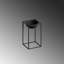 Élégant pot décoratif noir, 6,0 po x 15,7 po | Fabrication 100% métal, poids léger à 1,9 lb | Parfait pour les plantes d'intérieur, décoration intérieure moderne, aucune installation requise, design polyvalent et élégant