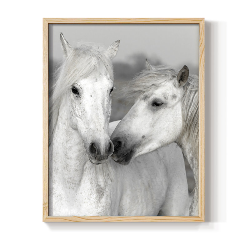 Affection I, reproduction encadrée - bois massif, H 15 po x l 12 po