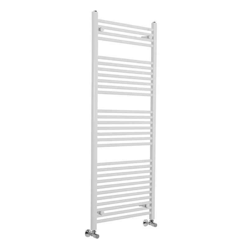 Straight Towel Rail Heated Towel Rails, 150 cm H x 60 cm W x 3 cm D, White
