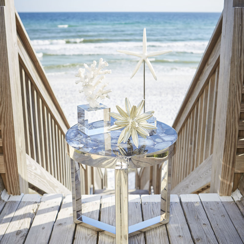 Geodance Stone End Table