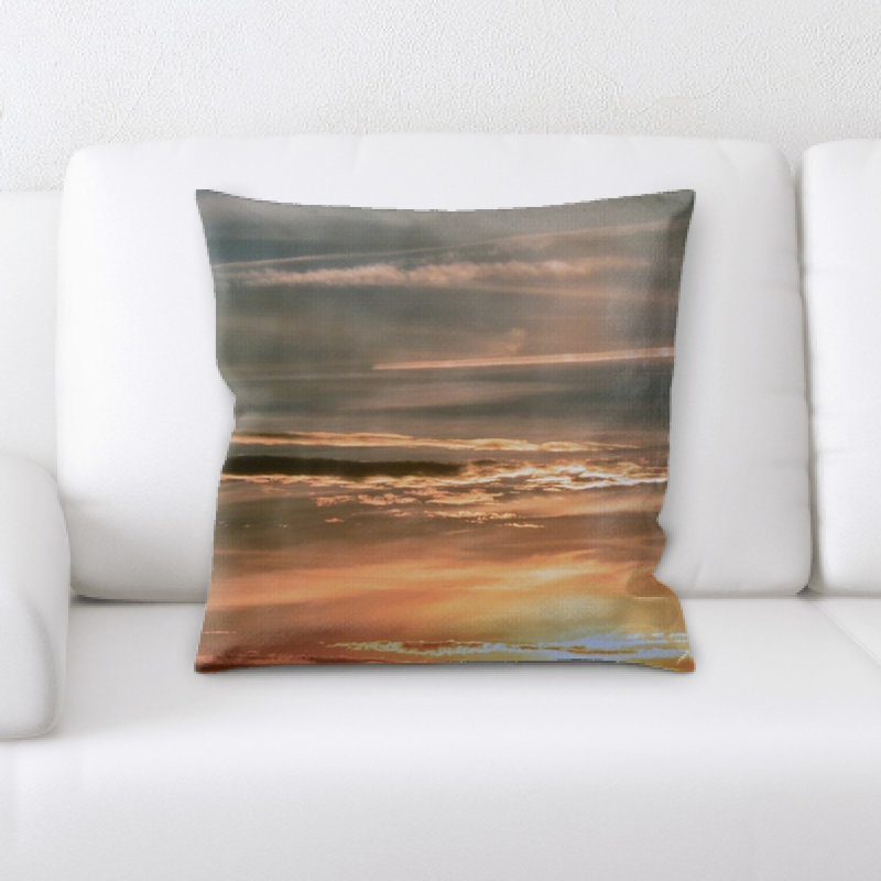 Coussin coucher de soleil