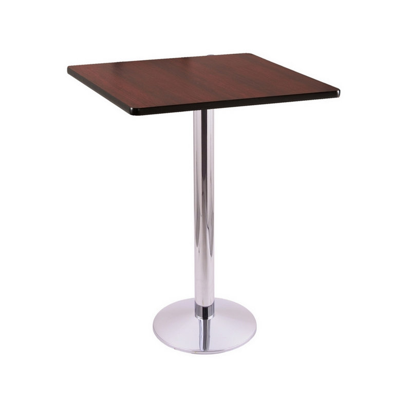 Table de salle à manger 30 po, Chrome, Hauteur du comptoir (hauteur de 36 po)