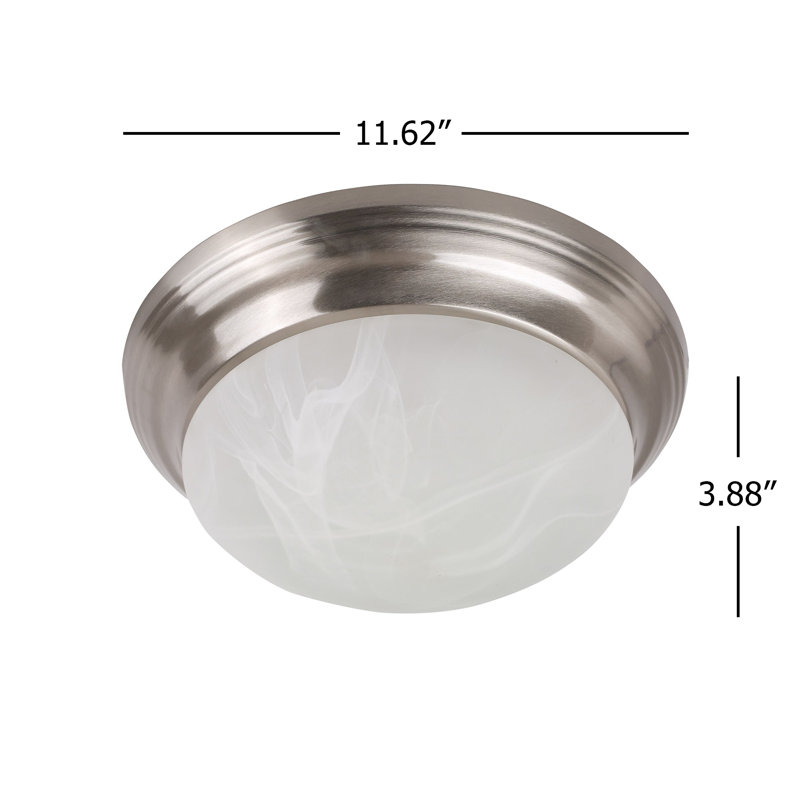 Plafonnier encastré à DEL, H 3,88 po x l 11,62 po x P 11,62 po