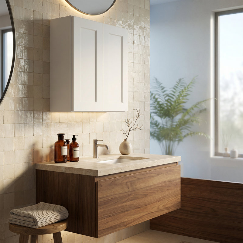 Armoire murale White Shaker