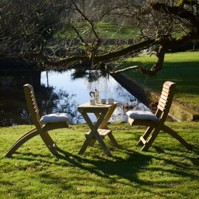Redwood Folding Outdoor Bistro Table , 46cm cm W 70cm cm D