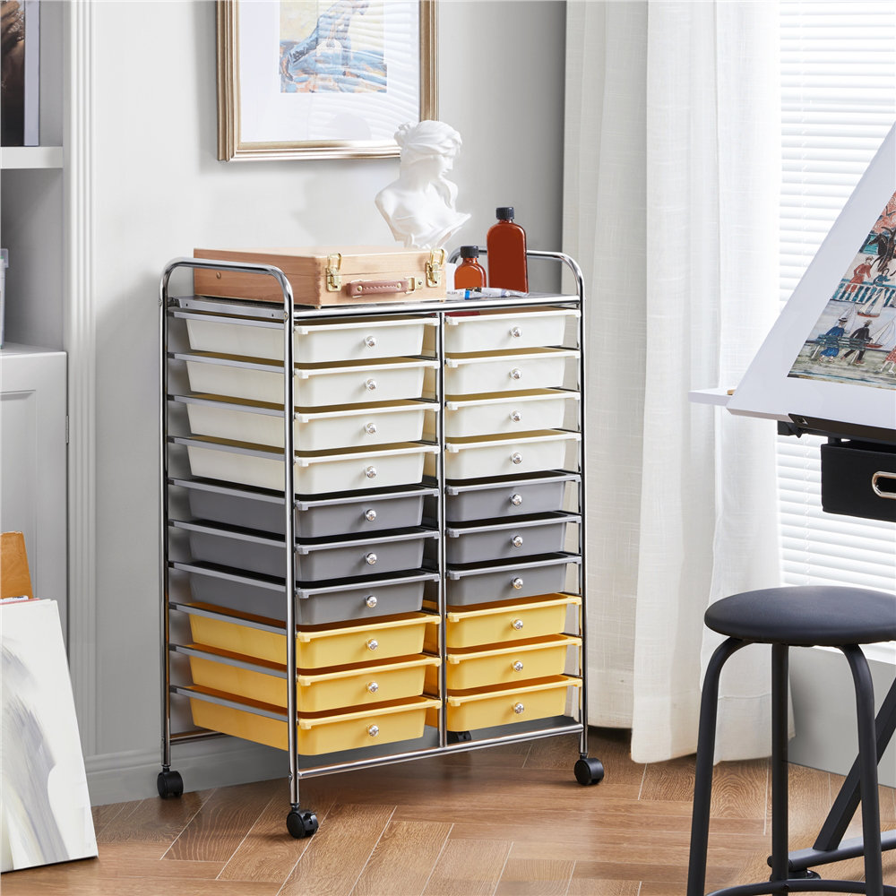 91cm H x 62.5cm W Utility Cart with Wheels