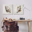Conch Shells over Vintage Maps 2 Piece Canvas Wall Art Set, design by Conrad Knutsen-692628842