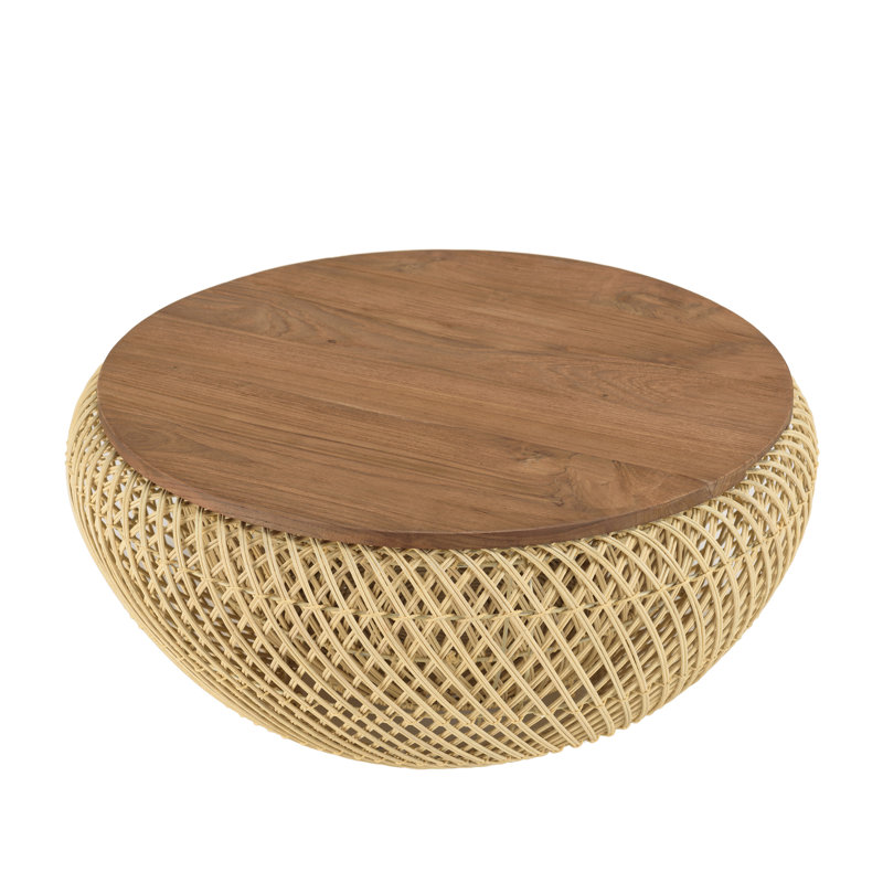 Aadhish Coffee Table, 31cm H x 66cm W x 66cm D, Beige