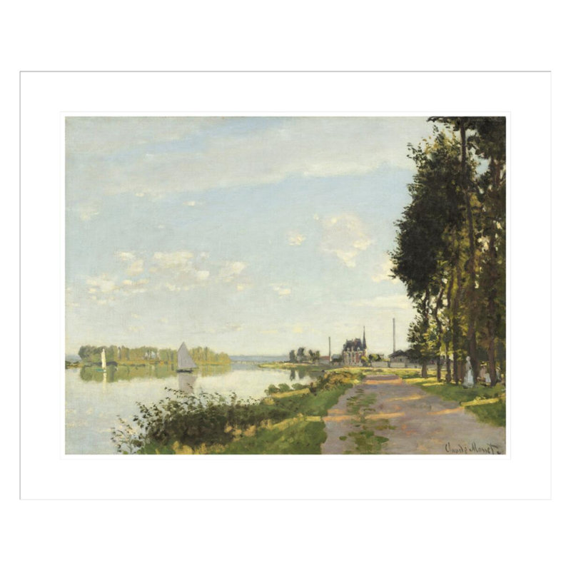 «Argenteuil» par Claude Monet, impression giclée sur cadre, H 23,5 po x l 28,65 po